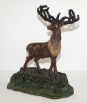 Thumbnail Image: Antique Elk on Rocks Cast Iron Doorstop