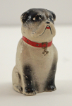 Click to view Antique Sitting Bulldog Cast Iron Paperweight photos