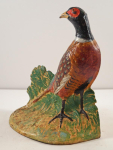 Thumbnail Image: Antique Pheasant Cast Iron Hubley Doorstop 