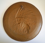 Thumbnail Image: Native American Indian Iron Plaque