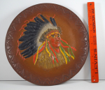 Thumbnail Image: Native American Indian Iron Plaque