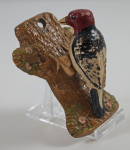 Click to view Red Headed Woodpecker Cast Iron Doorknocker photos