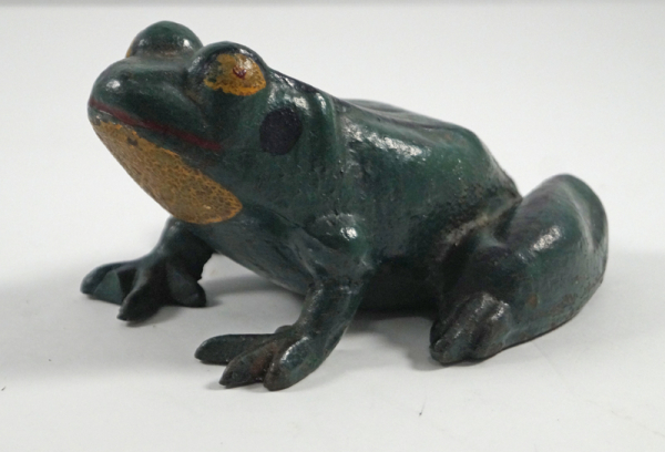Antique Frog Cast Iron Doorstop
