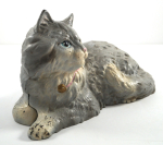Thumbnail Image: Reclining Cat Cast Iron Hubley Doorstop