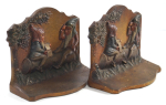 Thumbnail Image: Antique Gnome on Log Cast Iron Bookends