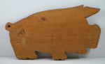 Thumbnail Image: Antique Wooden Pig Cutting Board