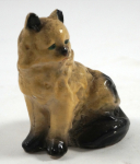 Thumbnail Image: Antique Sitting Cat Kitten Chalk Figurine
