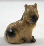 Thumbnail Image: Antique Sitting Cat Kitten Chalk Figurine