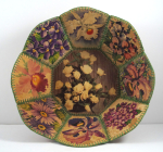 Click to view  Christmas Card Hand Made Crochet Basket photos