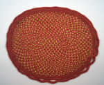 Click to view Antique Braided Table Mat County Americana #4 photos